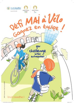 À Versailles, l’agglomération lance un défi à vélo aux salariés du territoire